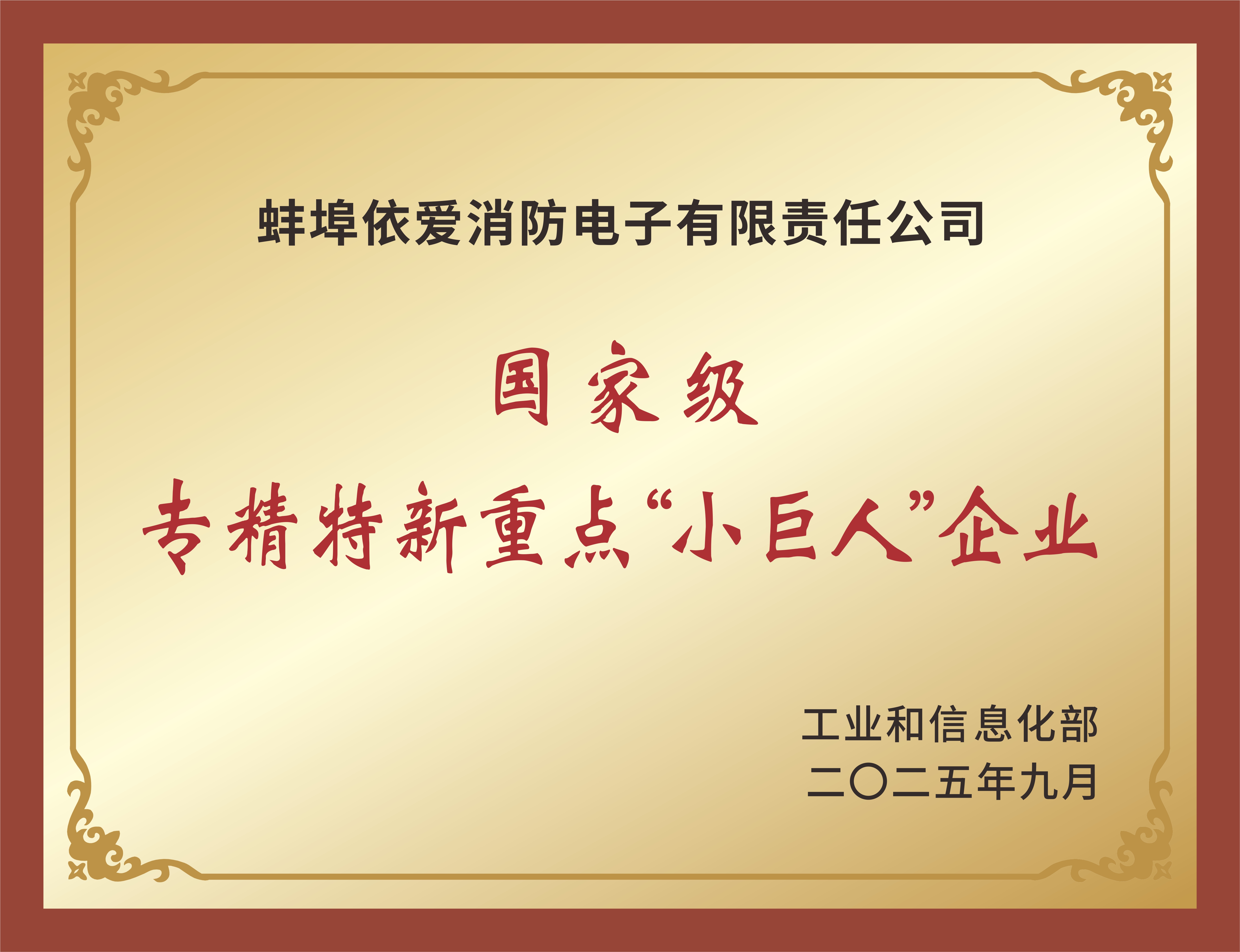 國家級(jí)專精特新重點(diǎn)“小巨人”企業(yè)